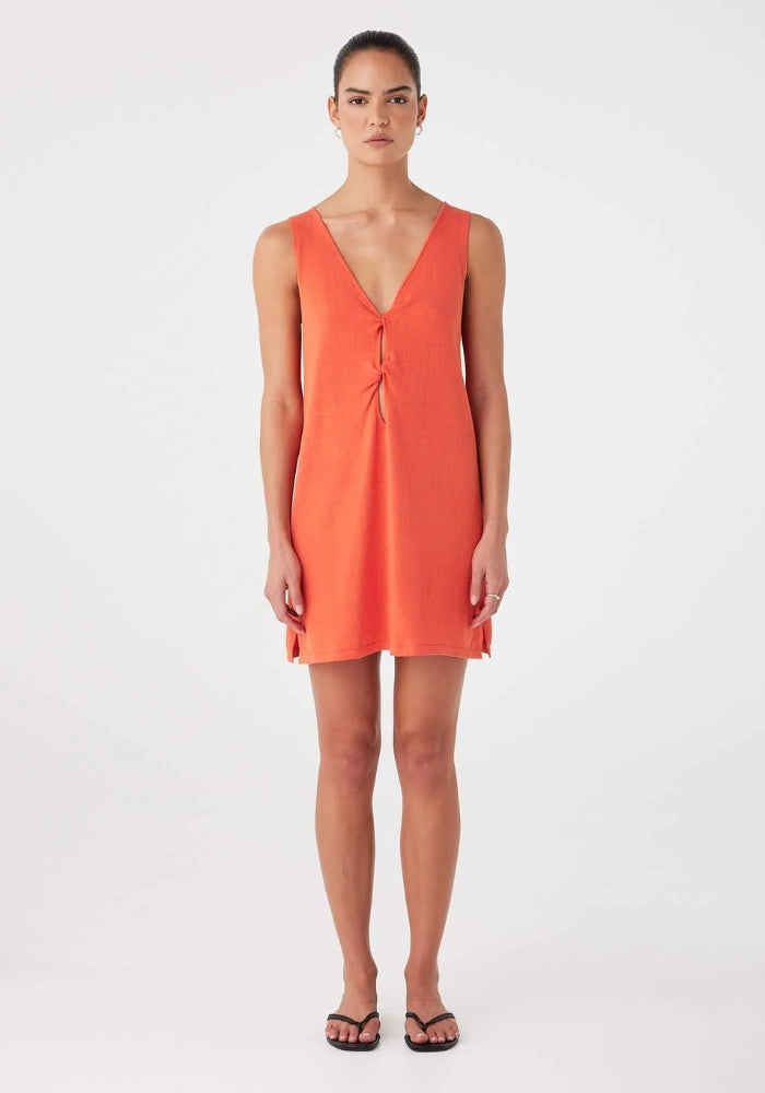 Arcaa Paloma Mini Dress - Mandarin