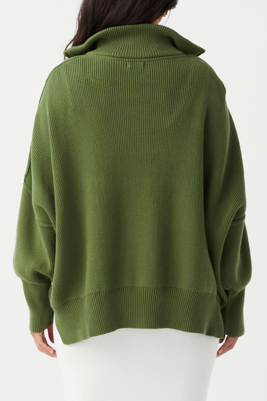 Londen Zip Sweater- Caper