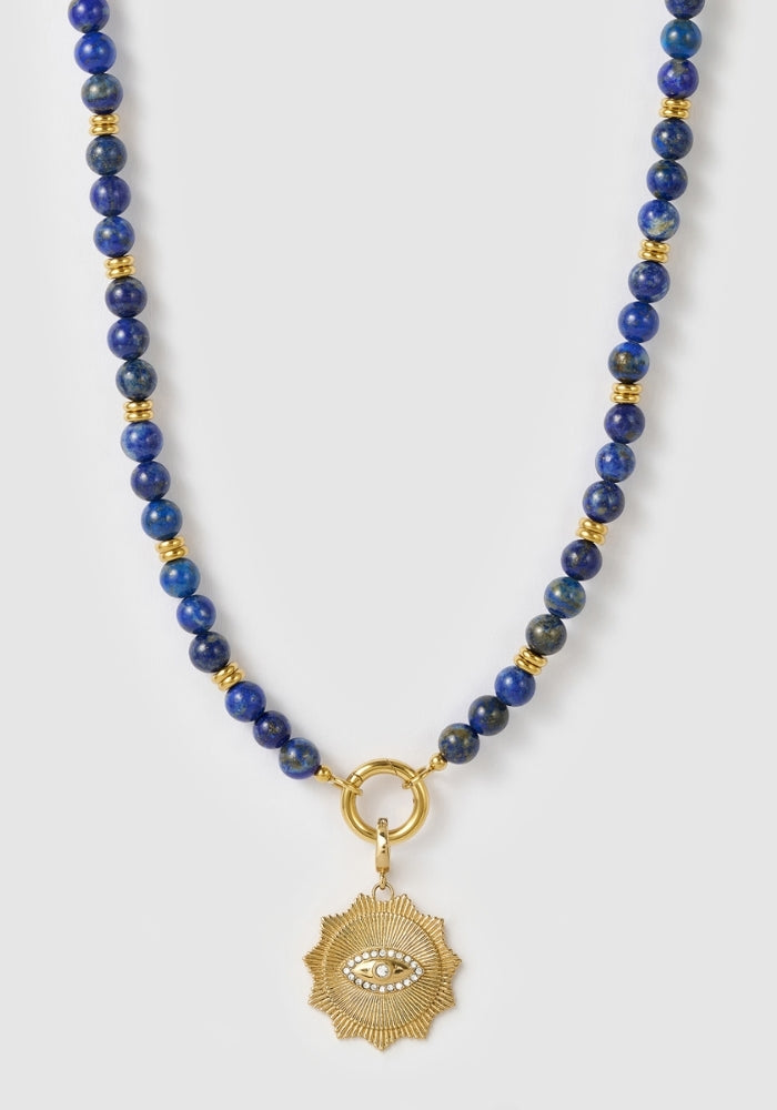 ARMS OF EVE Azure Charm Necklace - Lapis Lazuli