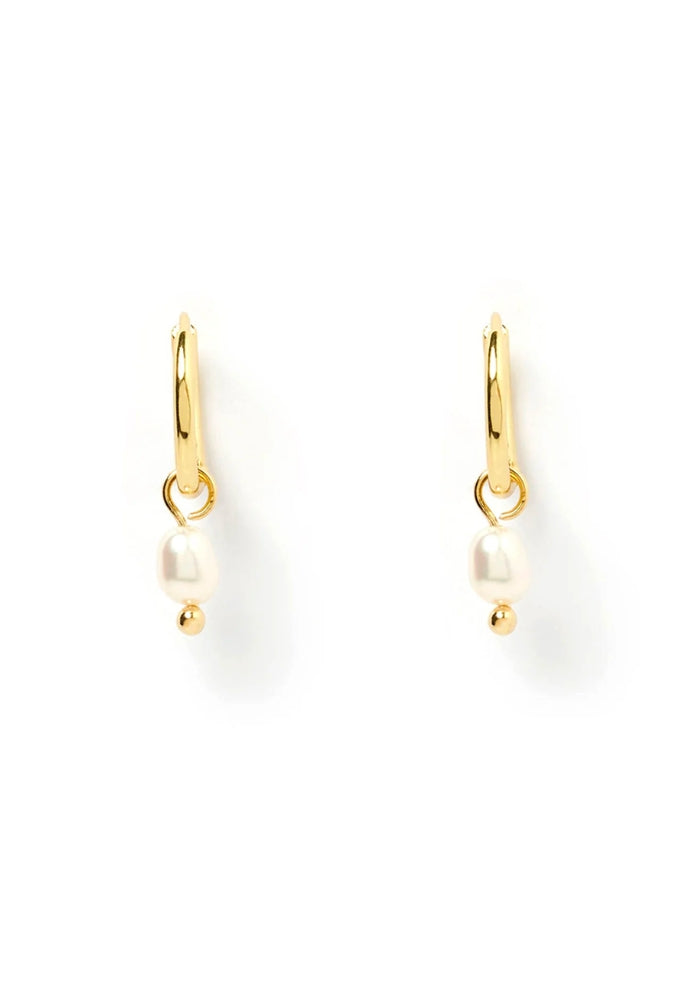 ARMS OF EVE Cordelia Gold Pearl Earrings