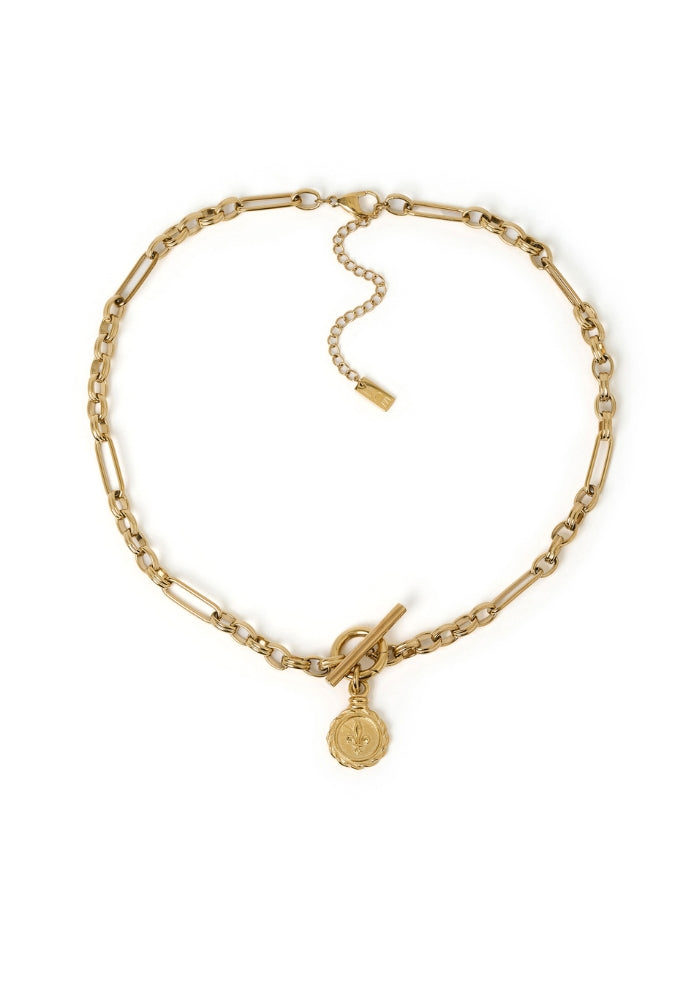 ARMS OF EVE Fleur De Lis Gold Necklace