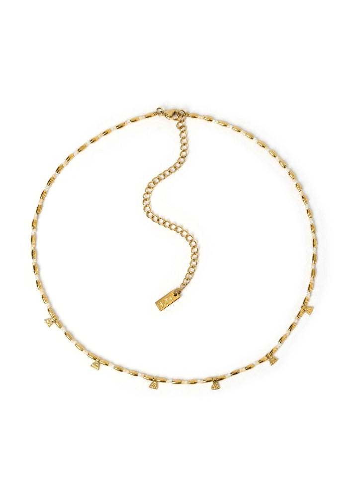 ARMS OF EVE Natalia Gold Necklace - Vanilla