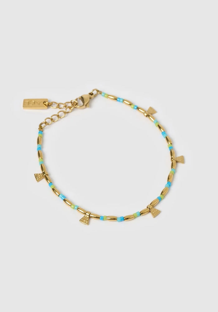 ARMS OF EVE Natalia Gold Bracelet - Ocean