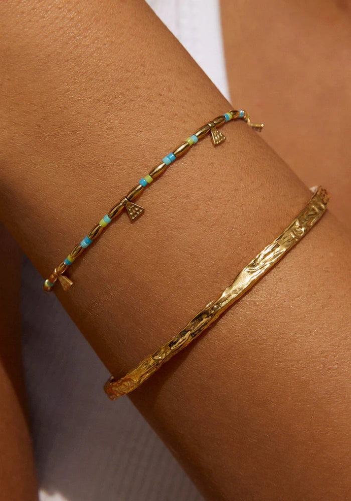 ARMS OF EVE Natalia Gold Bracelet - Ocean