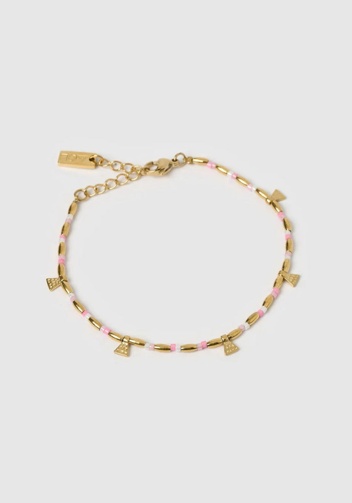 Natalia Gold Bracelet - Peony