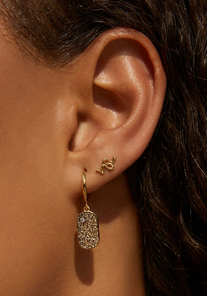 ARMS OF EVE Serpent Gold Studs