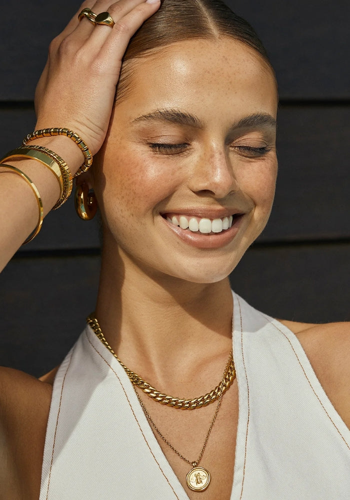 ARMS OF EVE Isla Gold Necklace – White Bohemian