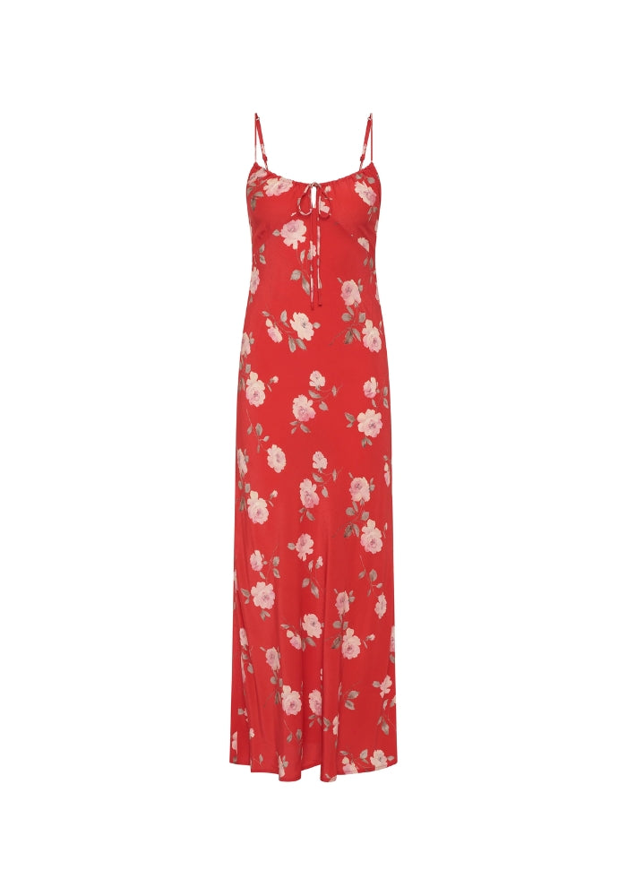 AUGUSTE Anne Tie Slip Maxi Dress