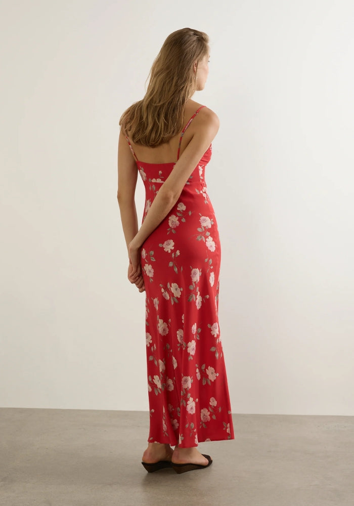AUGUSTE Anne Tie Slip Maxi Dress