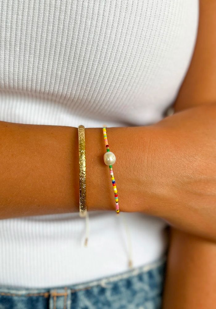 Arms Of Eve Marley Gold & Pearl Bracelet