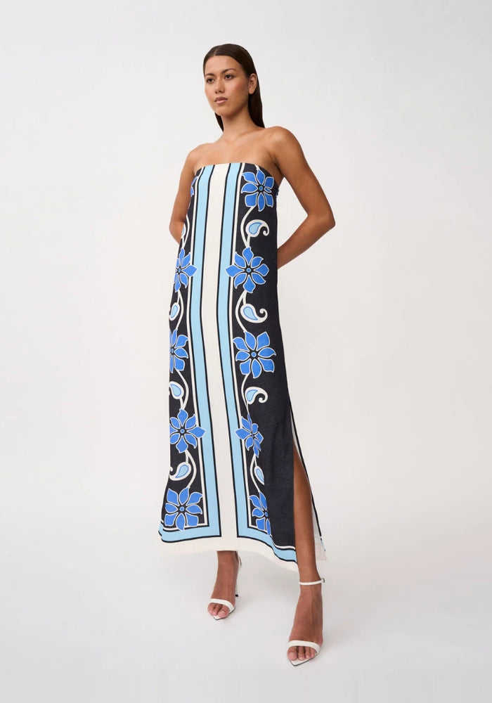 BY JOHNNY Azure Granada Strapless Dress