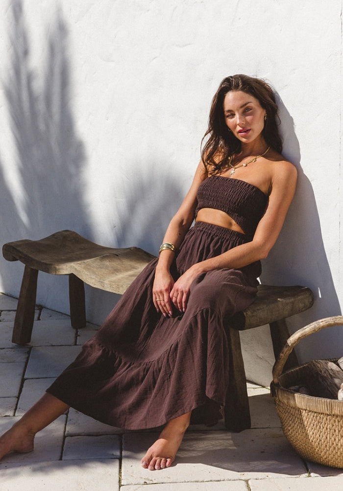 CABO Leilani Dress - Espresso