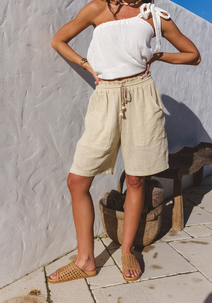 Long Beach Shorts - Natural