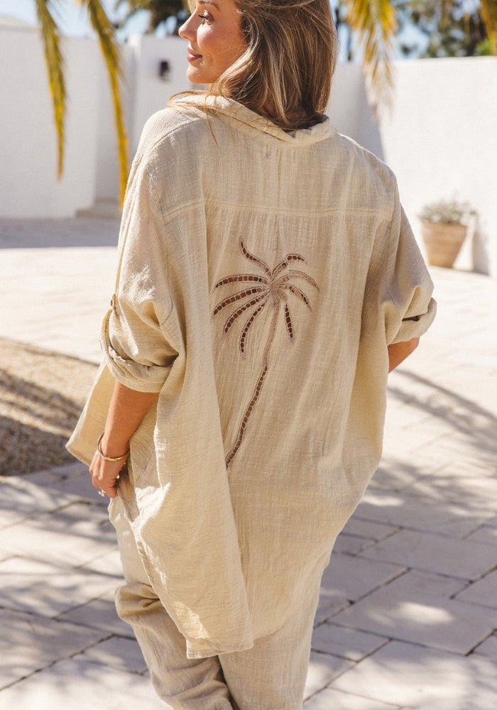 WS  Palm Shirt - Natural