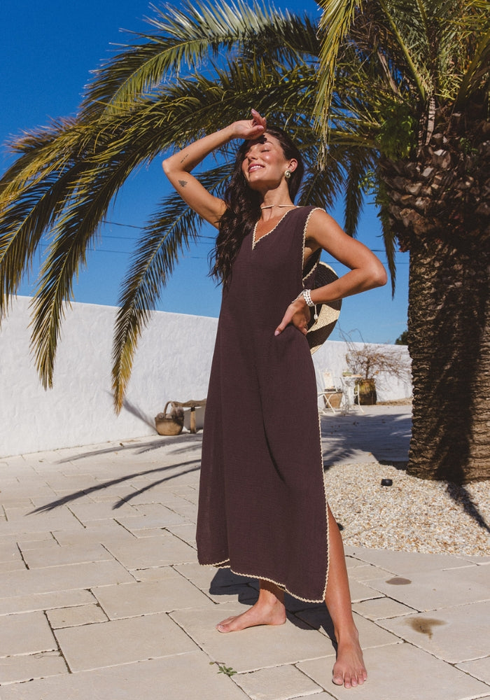 CABO  Paloma Dress - Espresso