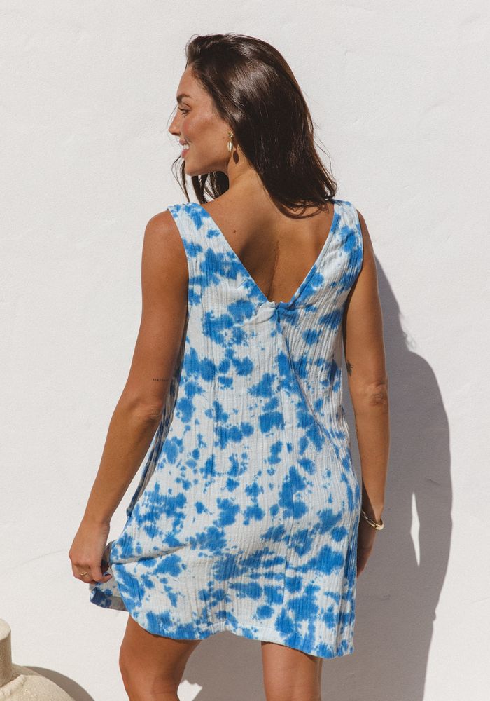 CABO Paros Mini Dress - Ocean