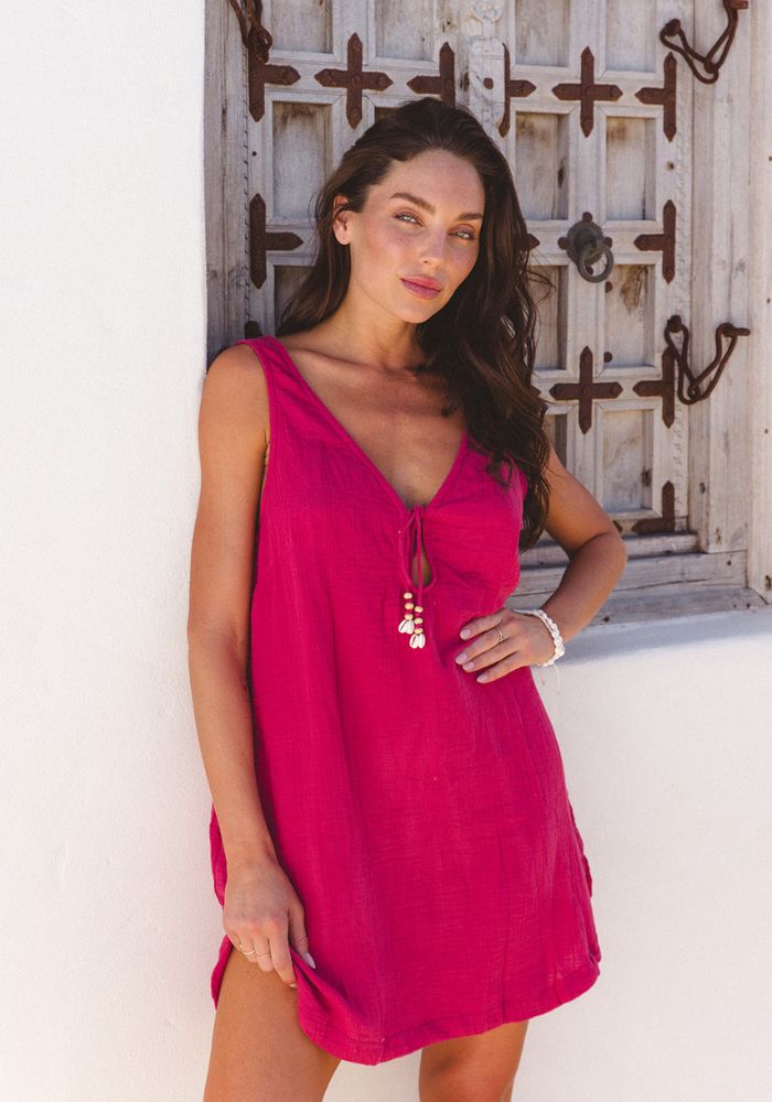WS Paros Mini Dress - Sangria