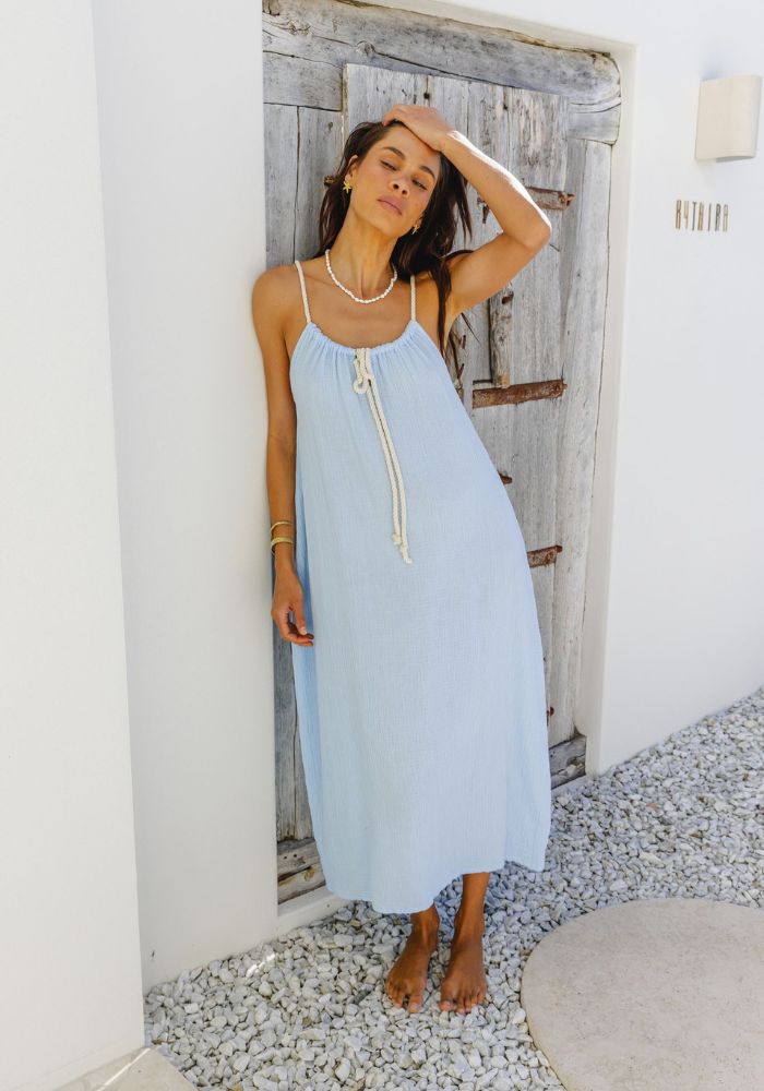 CABO Rope Dress - Bondi Blue