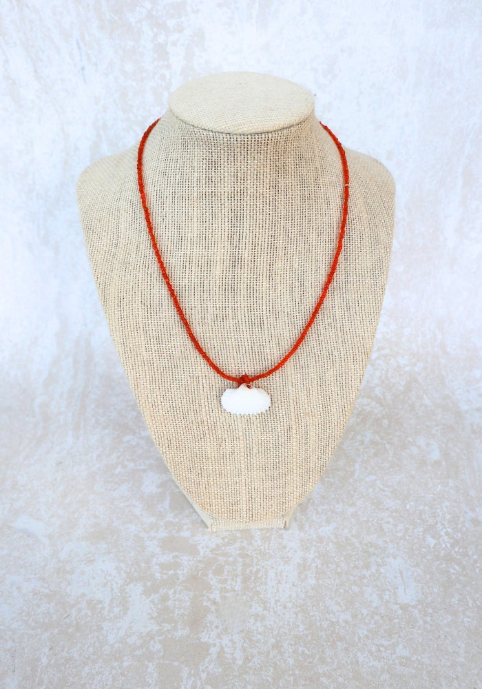 Sunray Venus Necklace - Rust