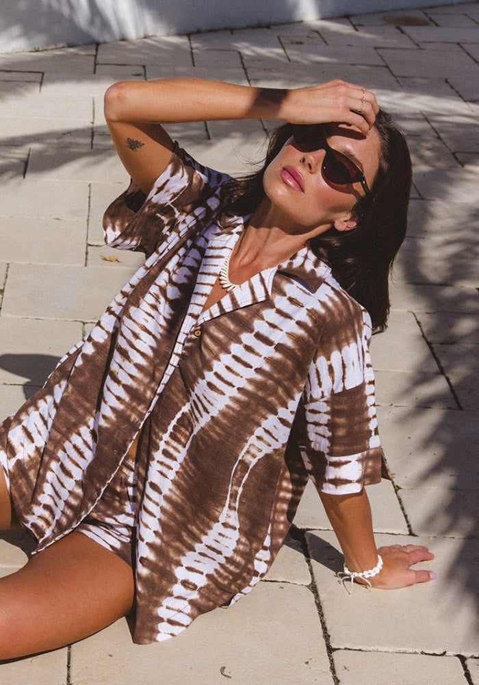 Tie Dye Set  - Espresso