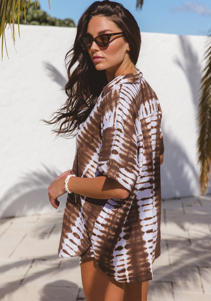 Tie Dye Set  - Espresso