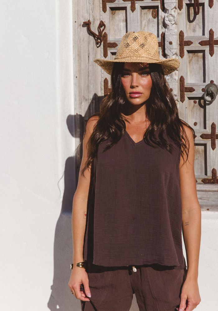 Vespa Tank - Espresso