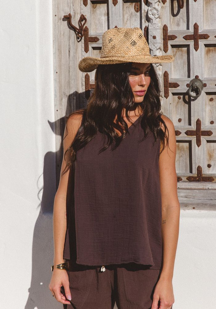 Vespa Tank - Espresso