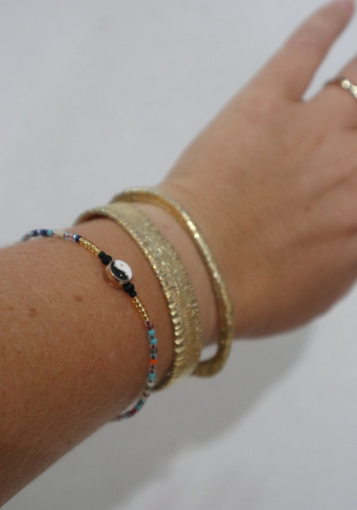 Yin Yang Beaded Bracelet - Multi