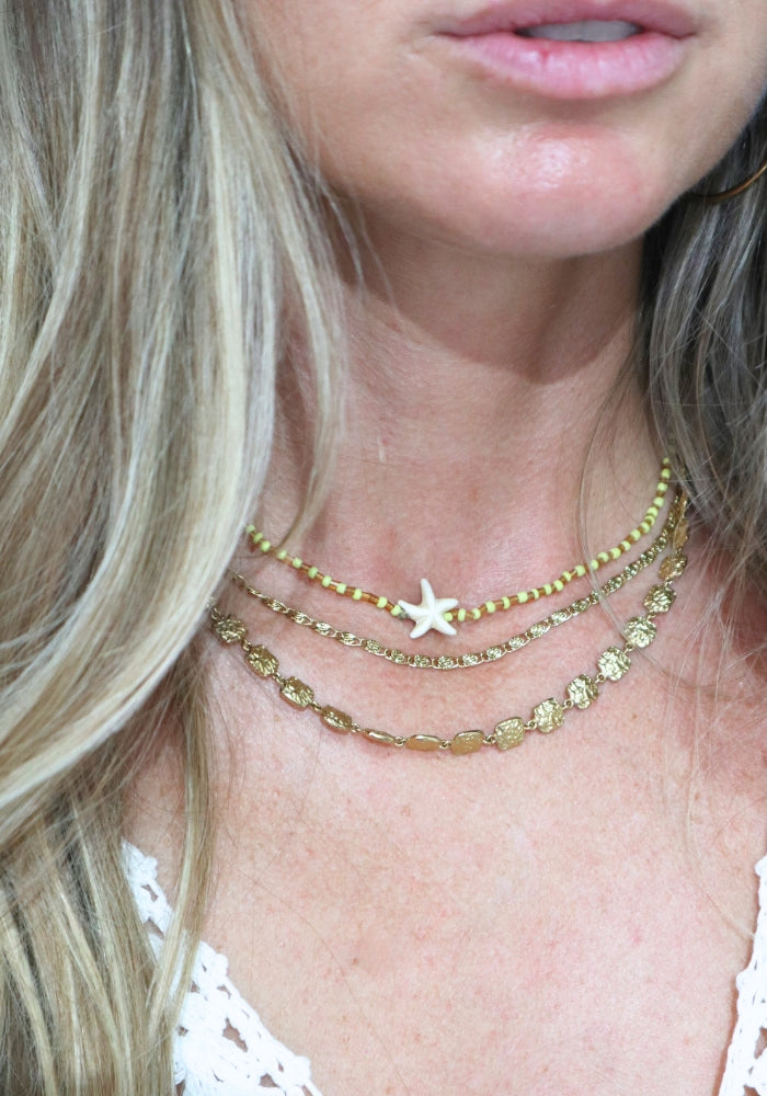 CABO GYPSY Starfishy Beaded Necklace