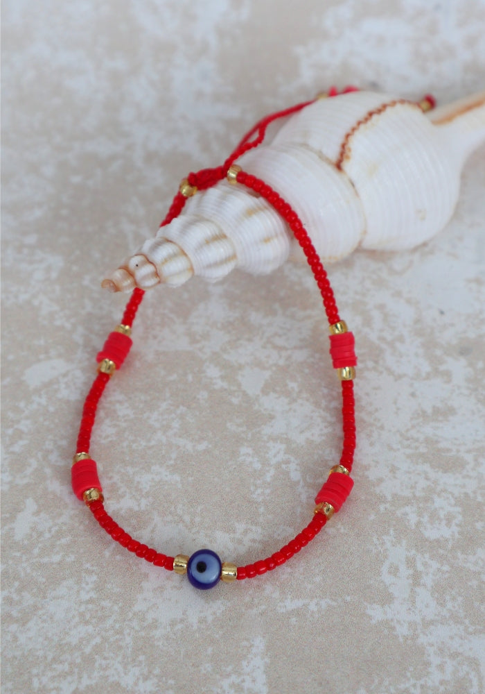 Evil Eye Bracelet - Red