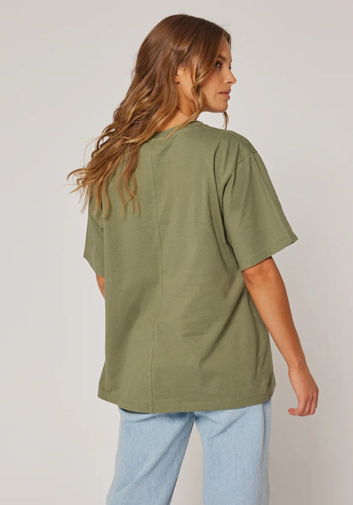 CARTEL AND WILLOW Marlie Tee - Khaki