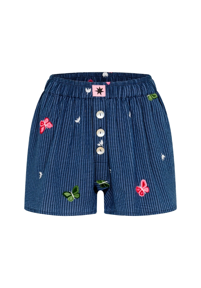 CIAO CIAO  Butterfly Gingham Chica Boxer Shorts