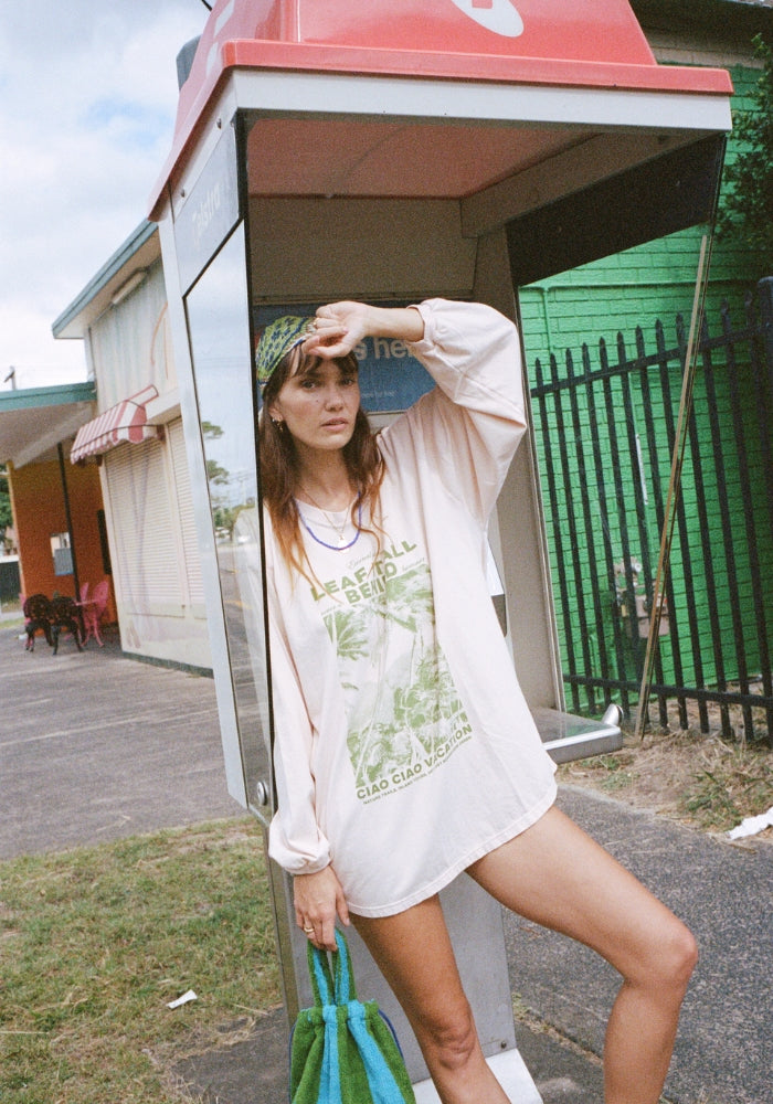 CIAO CIAO Leaf It All Haven LS Tee