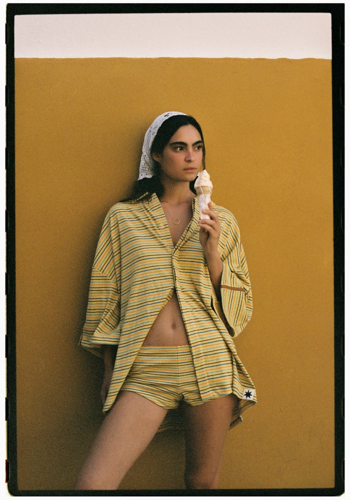 CIAO CIAO Lemon Striper Hot Pant 