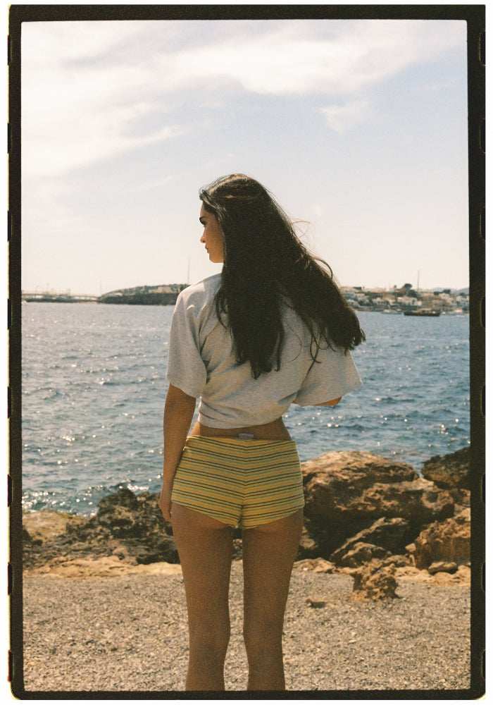 CIAO CIAO Lemon Striper Hot Pant 