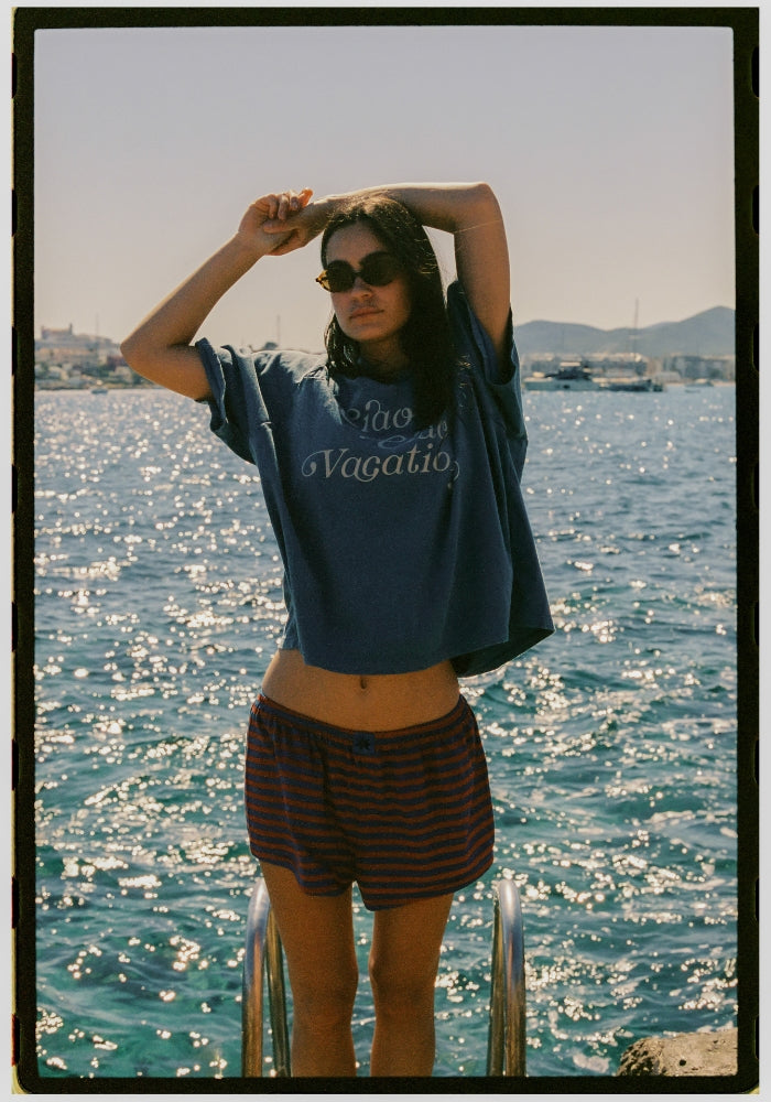 CIAO CIAO Vacay Crop Tee