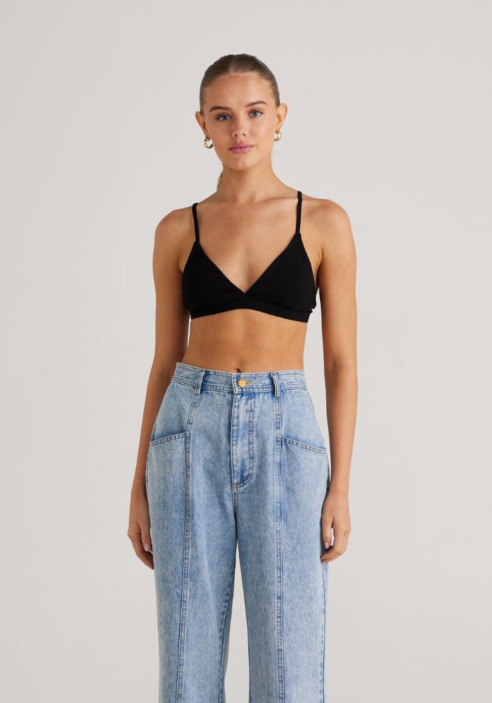 Daisy Says Cameron Bralette- Black