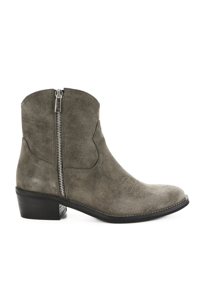 ESTILO EMPORIO Morgan Boot Suede - Sage Suede