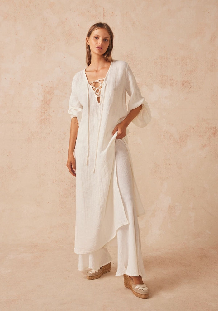 Alia Maxi Dress - Brasile Panna