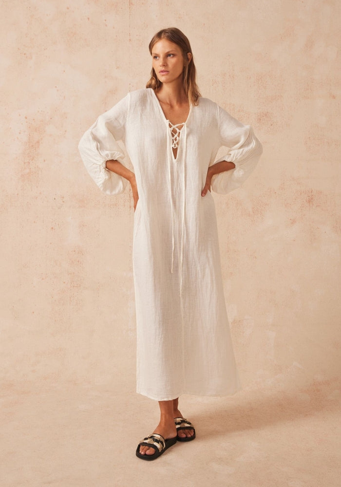 Alia Maxi Dress - Brasile Panna