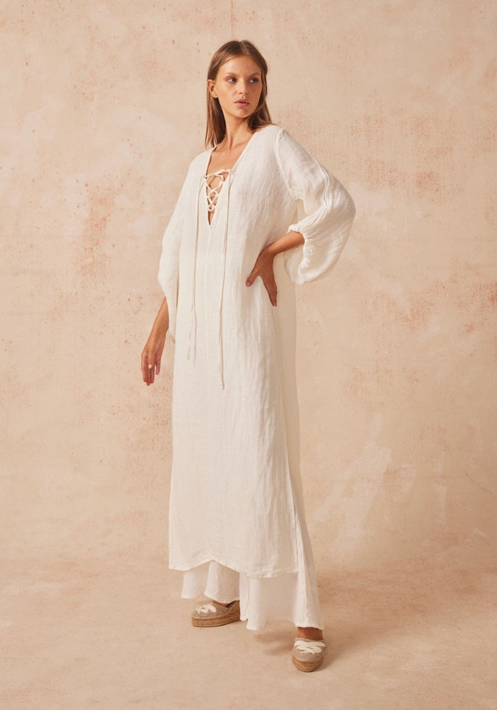 Alia Maxi Dress - Brasile Panna