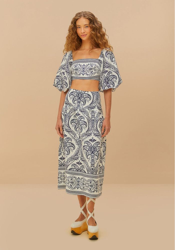 Tropical Cameo Blouse