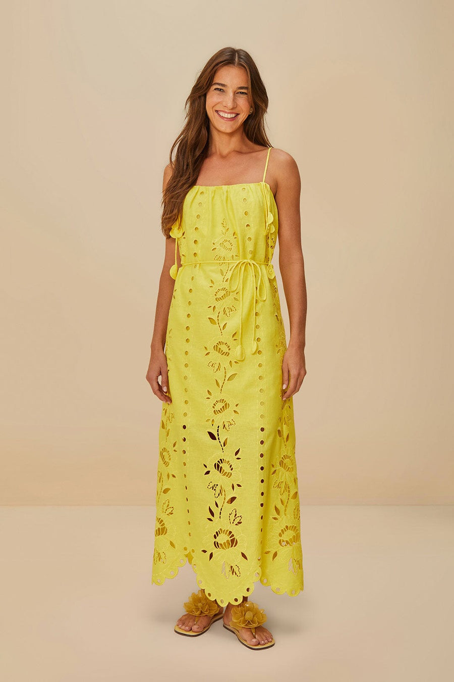 Flowers Richelieu Maxi Dress
