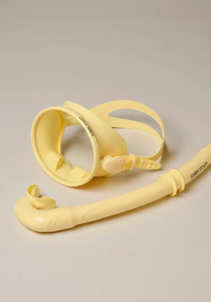 GENTLE HABITS Dive Mask and Snorkel Set - Lemon