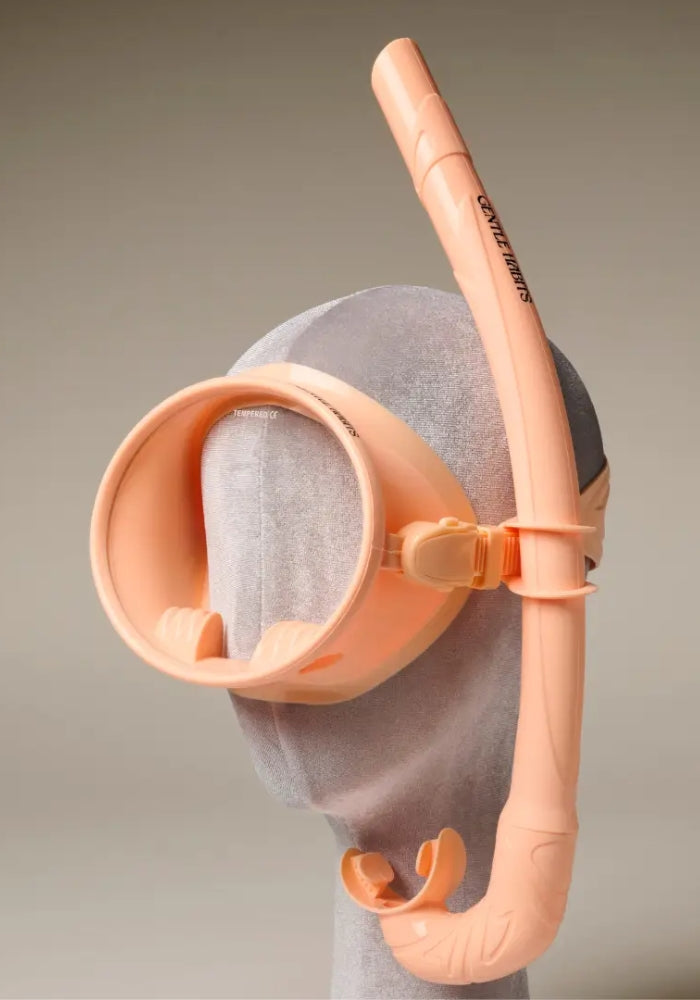 GENTLE HABITS Dive Mask and Snorkel Set - Orange Sorbet