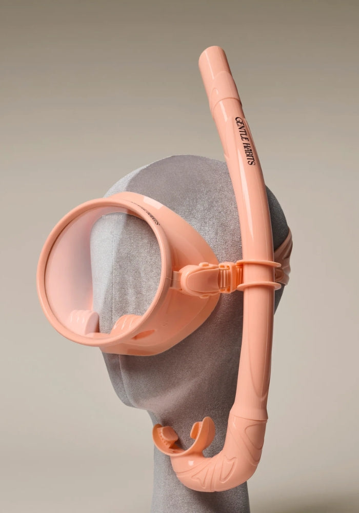 GENTLE HABITS Dive Mask and Snorkel Set - Peach