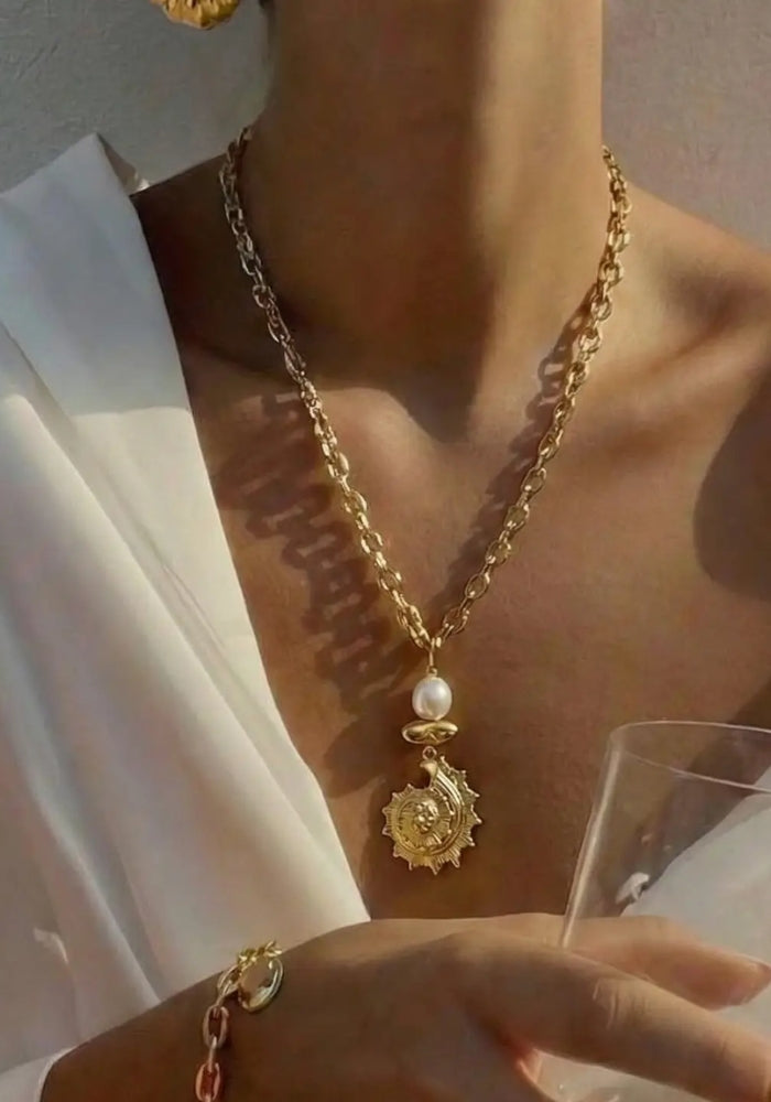 GOUPI Nautilus Shell Talisman Necklace 