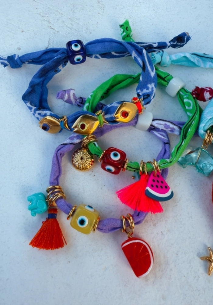 GOUPI Ocean Bandana Bracelet - Lilac