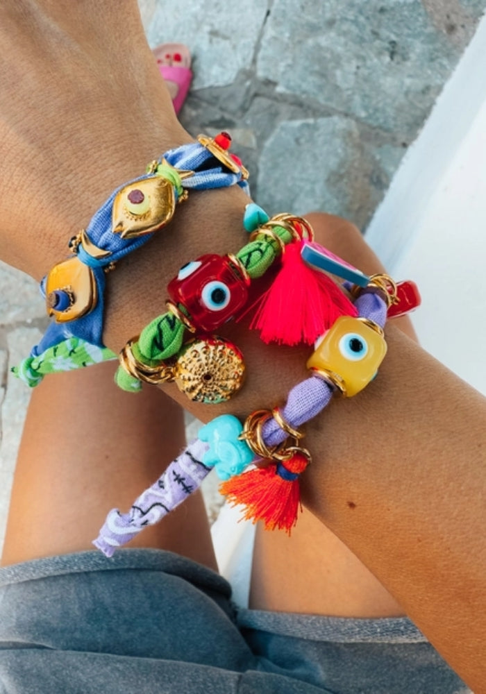 GOUPI Ocean Bandana Bracelet - Lilac