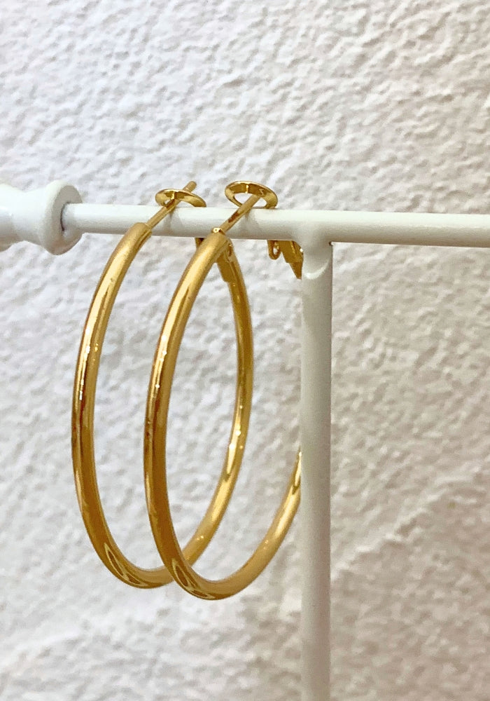 Thin Large Hoops